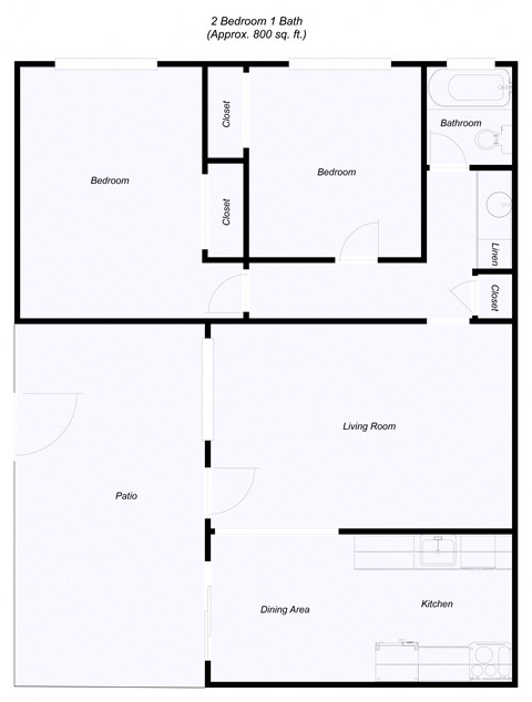 a schematic diagram of a floor plan of a house